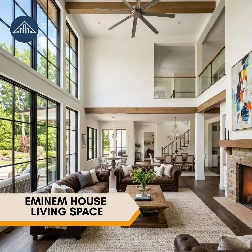 Eminem House: Inside His $1.48 Million Clinton Township Mansion 6 Eminem House living space
