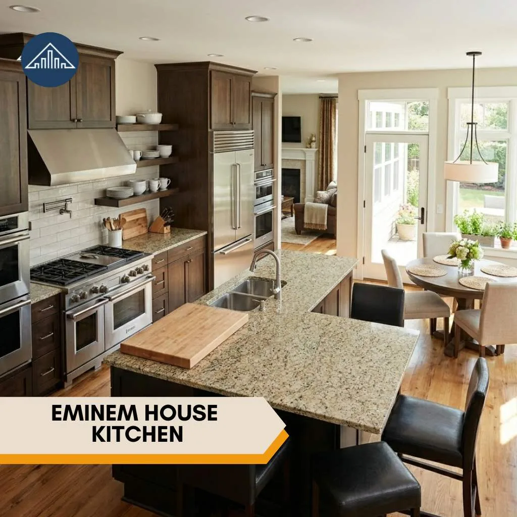 Eminem House: Inside His $1.48 Million Clinton Township Mansion 7 Eminem House kitchen