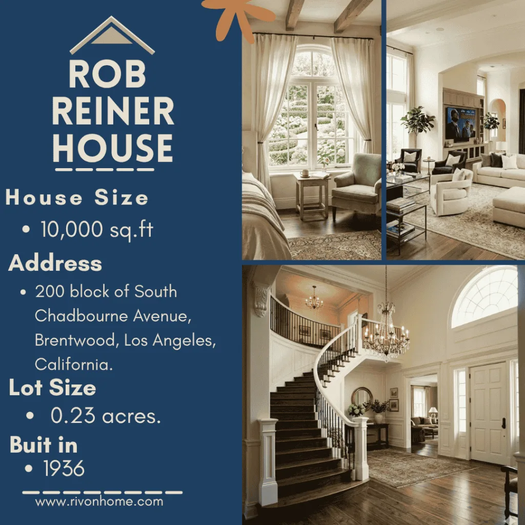Rob Reiner House: Inside His $4.75 Million Mansion Brentwood Tour 2 Rob Reiner House BANNER
