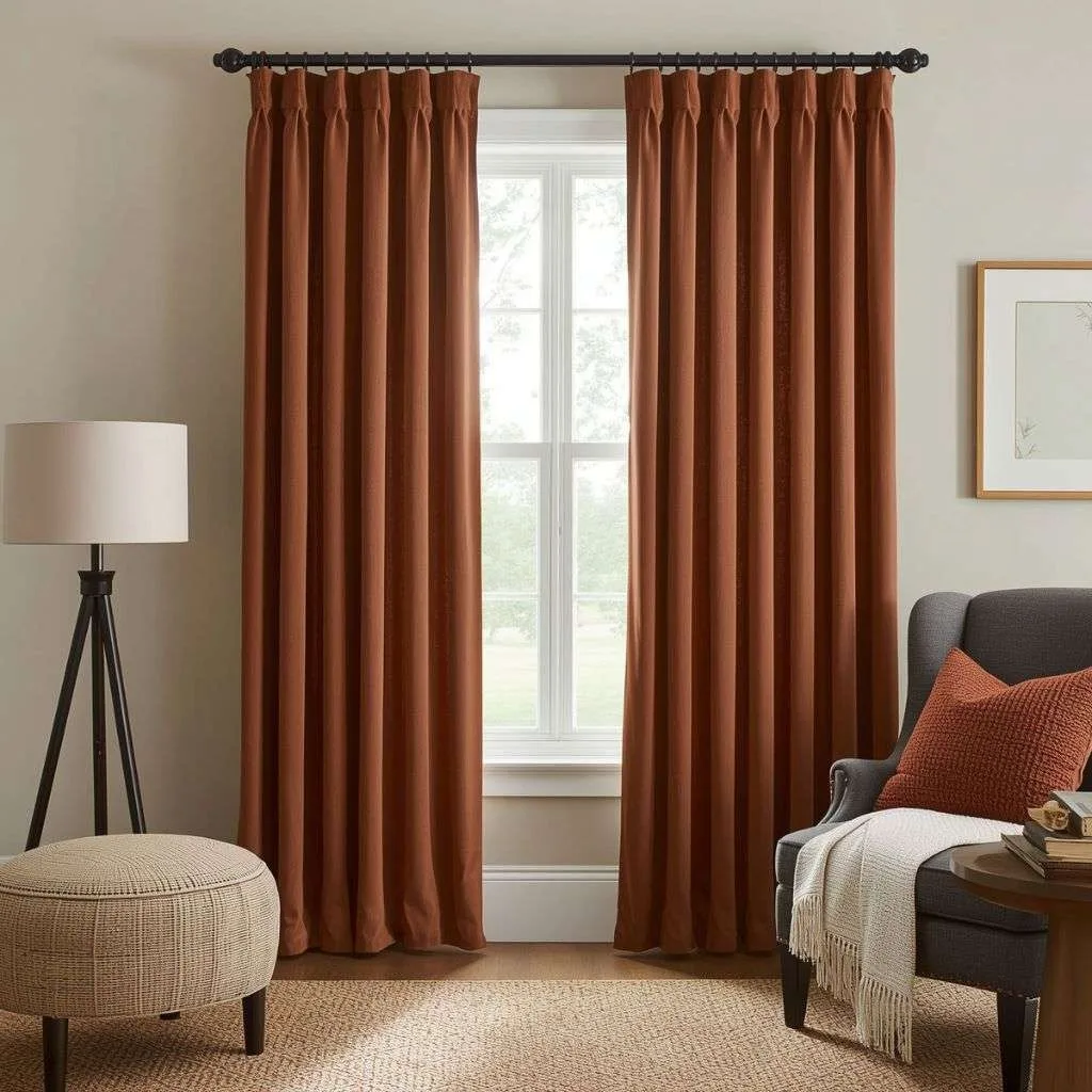 15 Fall Bedroom Decor Tips to Make Your Space Feel Cozy and Beautiful 10 Hang Warm-Toned Curtains or Drapes