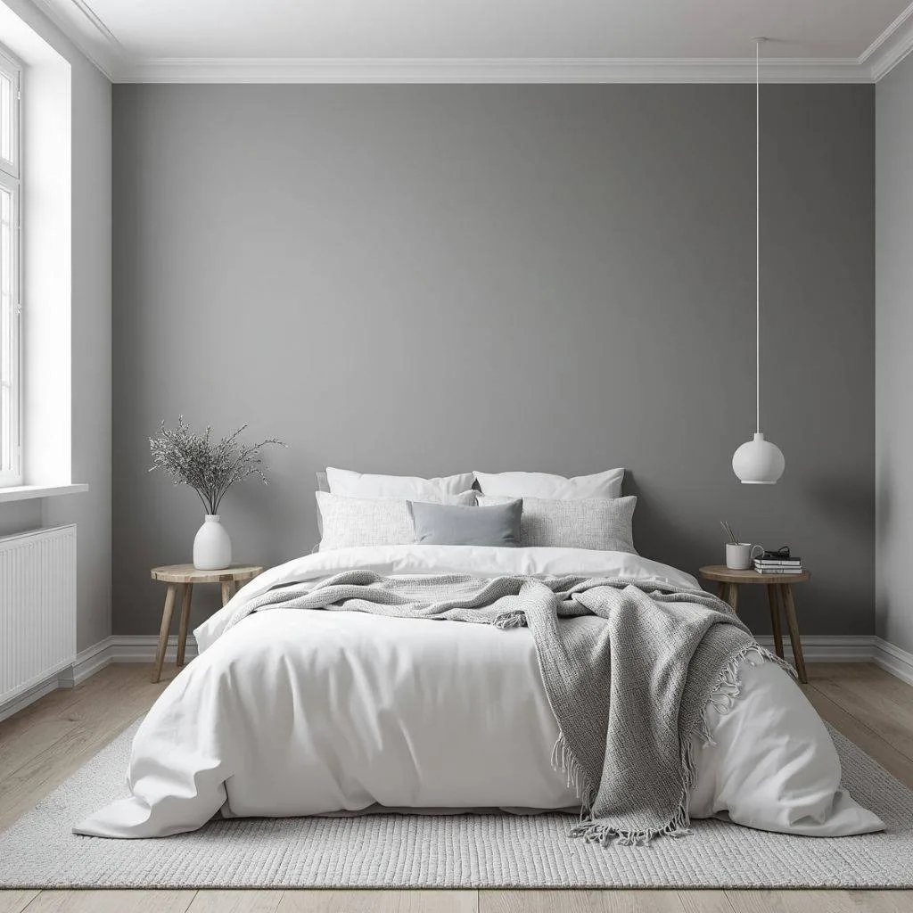 15 Grey Bedroom Ideas to Transform Your Space 7 Scandinavian Minimalist Grey