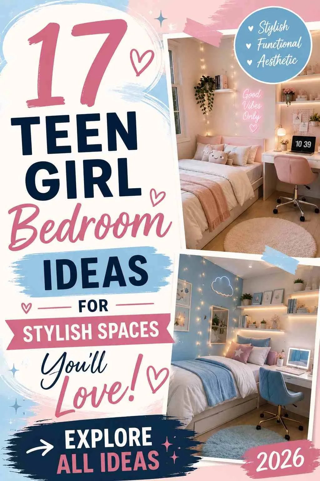 17 Teen Girl Bedroom Ideas That Will Make You Obsessed With Your Own Space 1 Teen Girl Bedroom Ideas