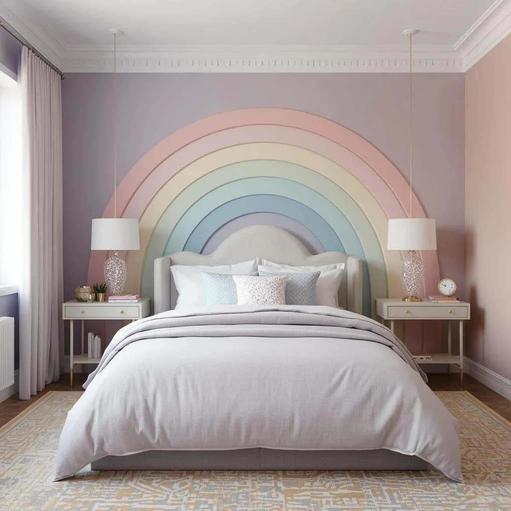 17 Teen Girl Bedroom Ideas That Will Make You Obsessed With Your Own Space 4 Pastel Rainbow Color Palette