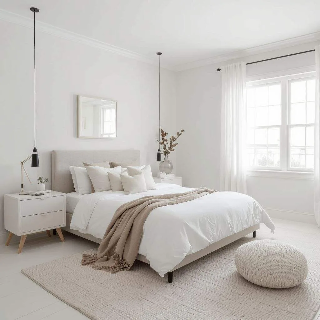 17 Teen Girl Bedroom Ideas That Will Make You Obsessed With Your Own Space 9 Minimalist White and Neutral Bedroom
