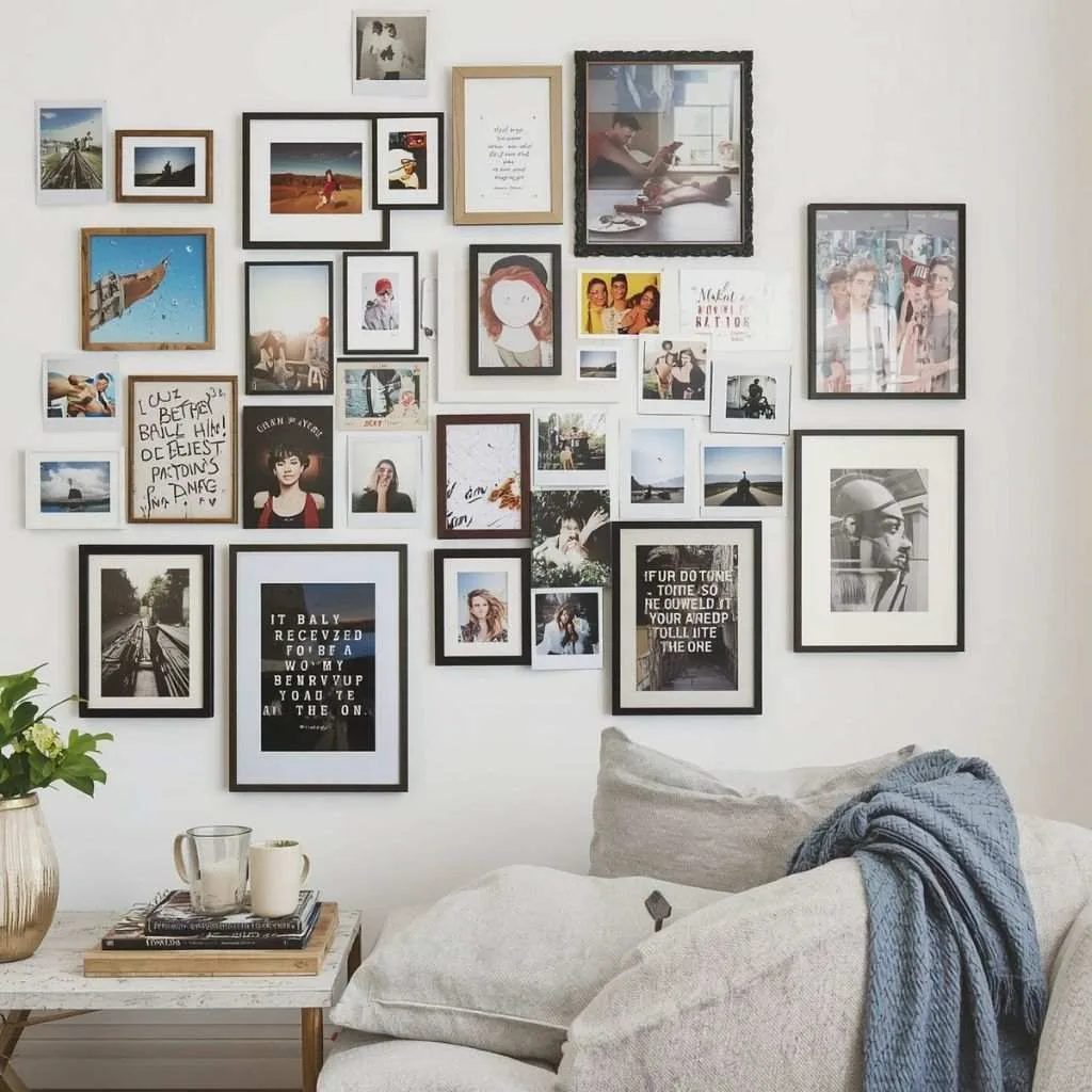 17 Teen Girl Bedroom Ideas That Will Make You Obsessed With Your Own Space 6 Gallery Wall of Memories and Prints