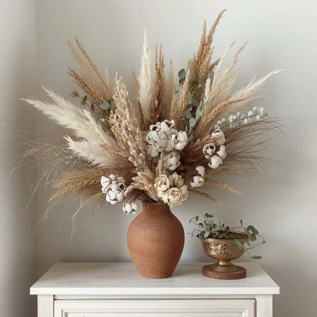 15 Fall Bedroom Decor Tips to Make Your Space Feel Cozy and Beautiful 16 Incorporate Dried Botanicals and Floral Arrangements
