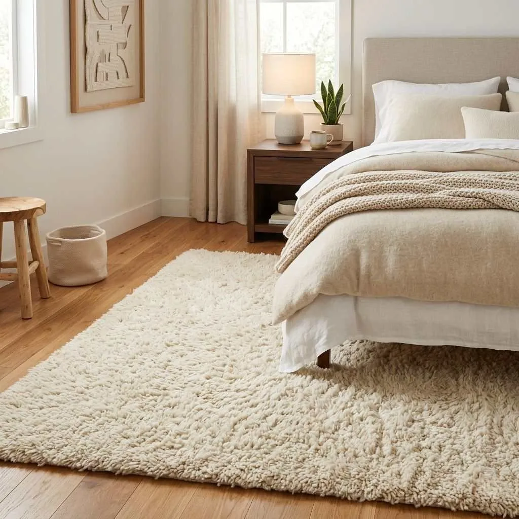 Bring In a Plush Area Rug