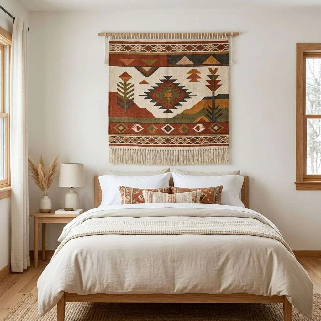 Hang a Tapestry or Woven Wall Art