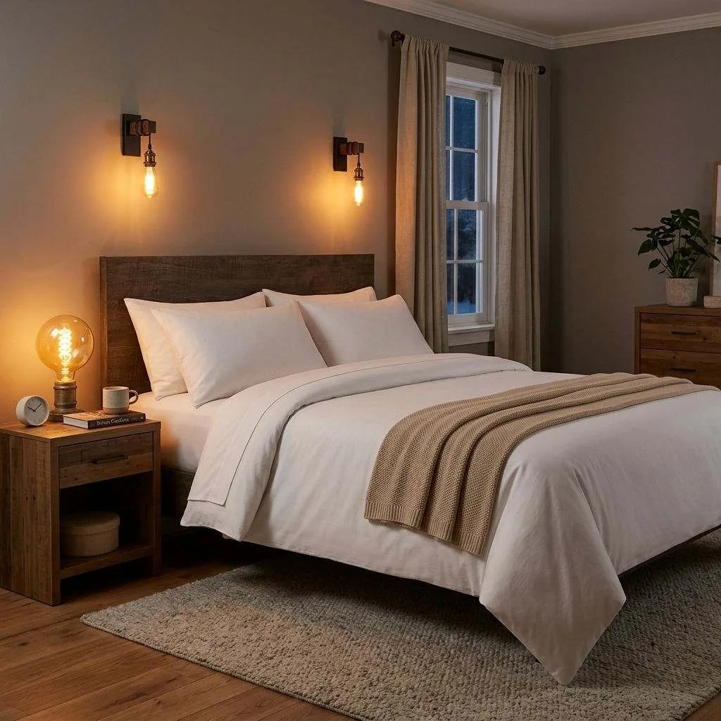 Switch to Amber or Edison Bulb Lighting