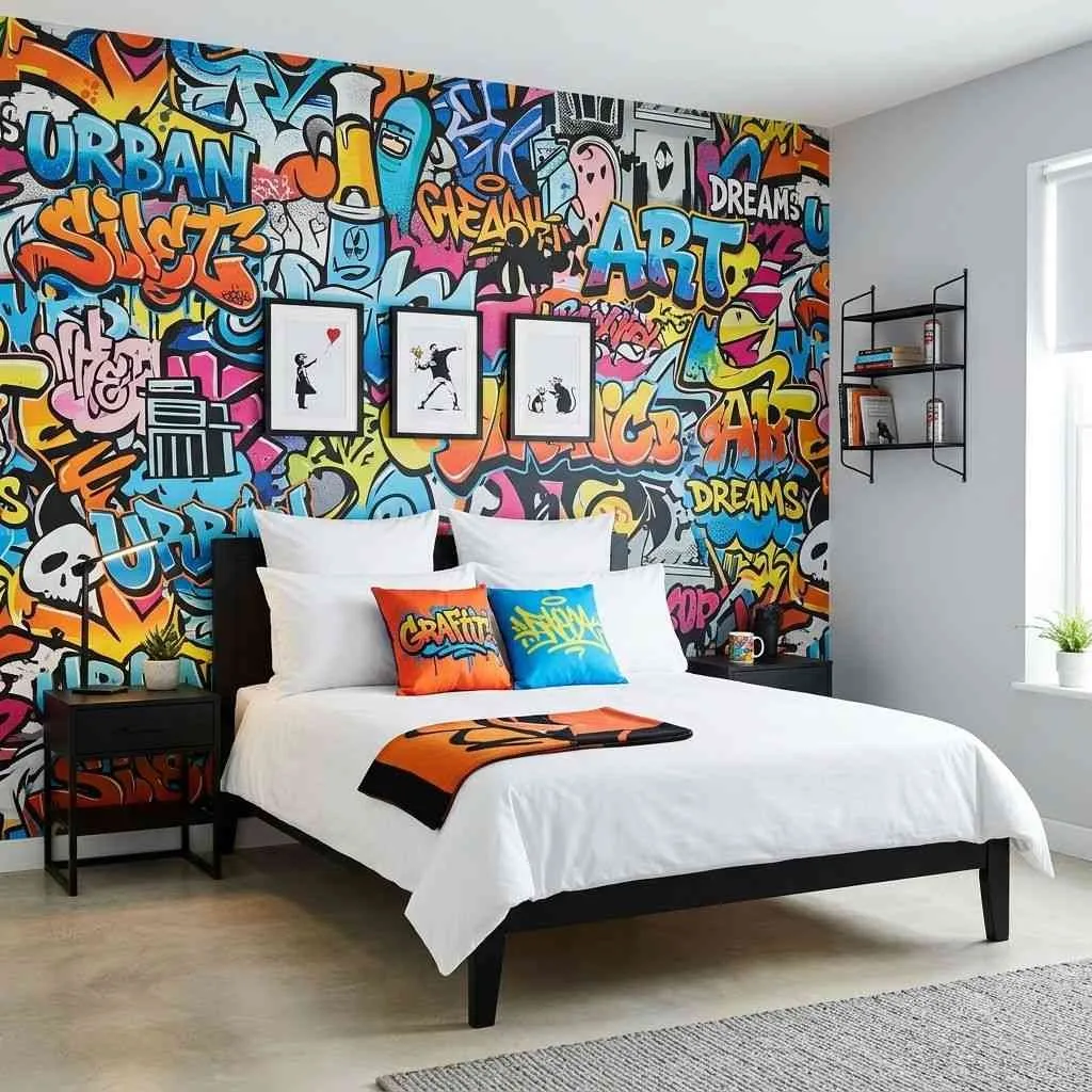 Street Art and Graffiti Bedroom