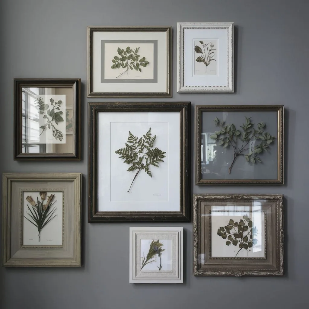 Create a DIY Pressed Botanicals Wall Display