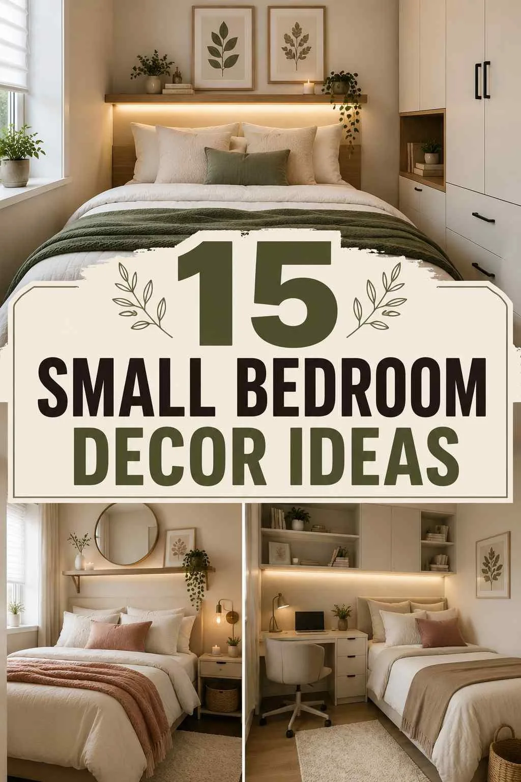 15 Small Bedroom Decor Ideas That Make Every Inch Count 1 Small Bedroom Decor Ideas