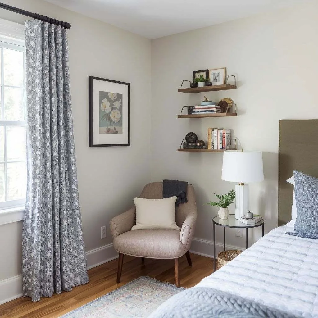 15 Small Bedroom Decor Ideas That Make Every Inch Count 10 Create a Cozy Reading Nook in an Unused Corner
