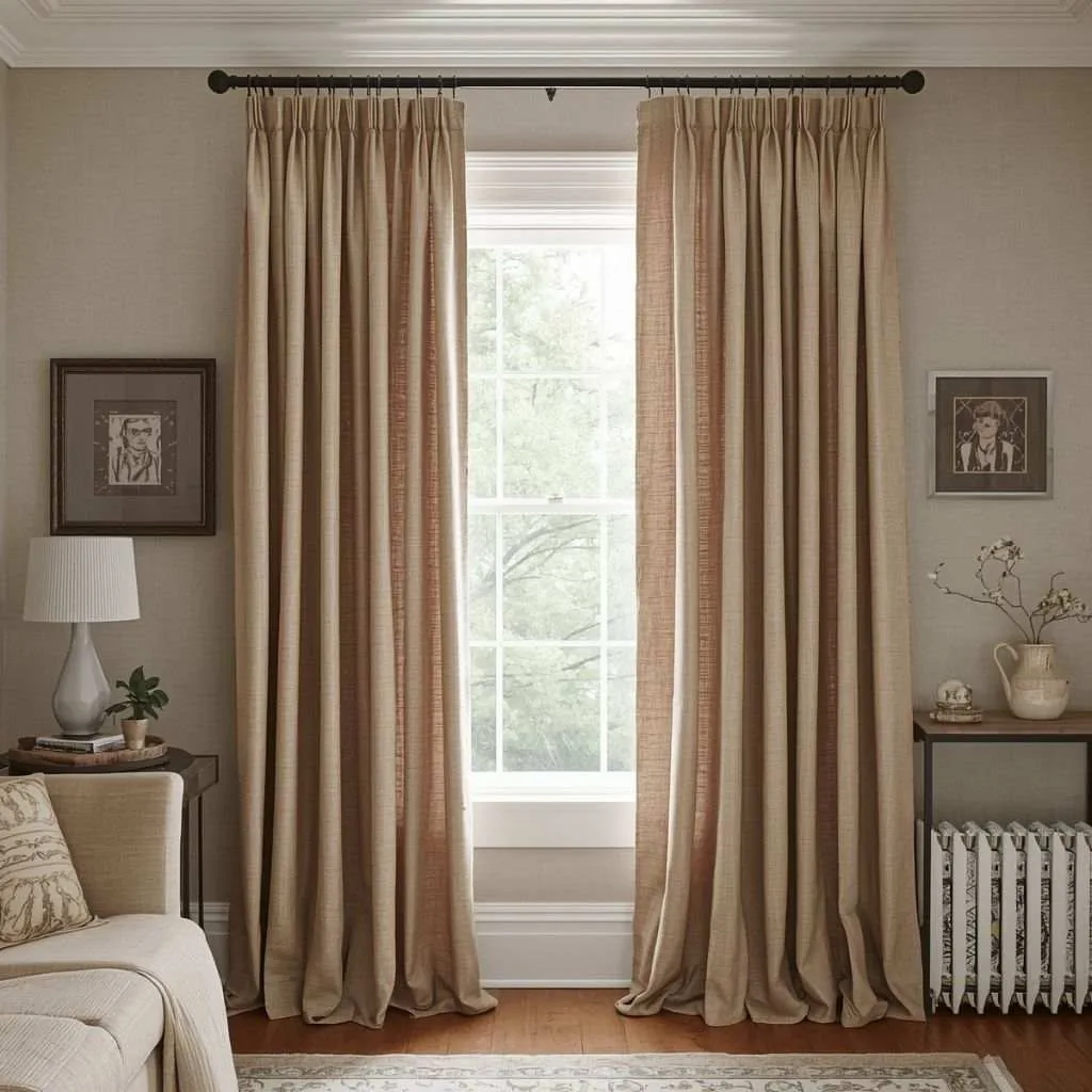 15 Small Bedroom Decor Ideas That Make Every Inch Count 9 Use Curtains to Make the Ceiling Look Higher