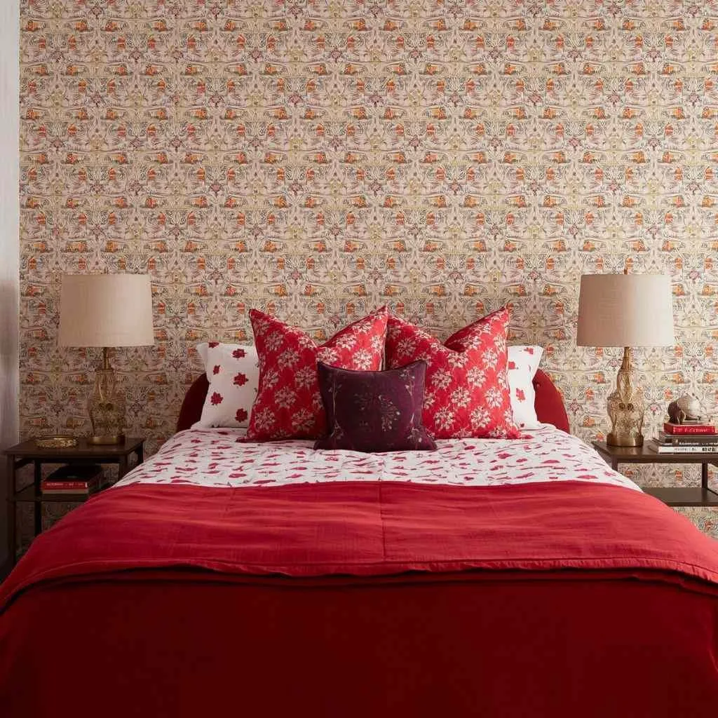 15 Small Bedroom Decor Ideas That Make Every Inch Count 15 Add Wallpaper or an Accent Wall for Bold Personality