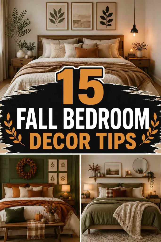 15 Fall Bedroom Decor Tips to Make Your Space Feel Cozy and Beautiful 2 Fall Bedroom Decor Tips