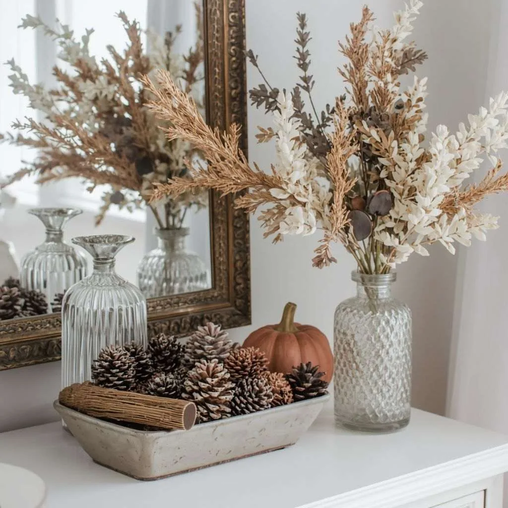 15 Fall Bedroom Decor Tips to Make Your Space Feel Cozy and Beautiful 7 Incorporate Natural Elements Like Pinecones and Branches