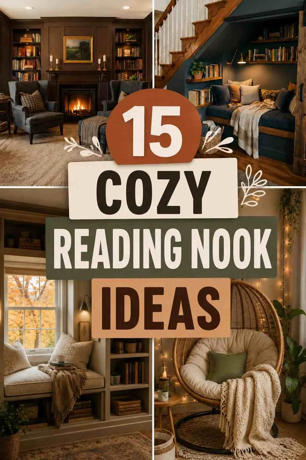 15 Cozy Reading Nook Ideas That'll Make You Never Want to Leave 1 Cozy Reading Nook Ideas