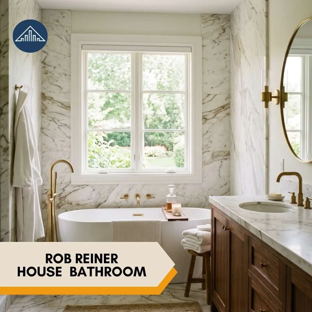 Rob Reiner House: Inside His $4.75 Million Mansion Brentwood Tour 5 Rob Reiner House bathroom