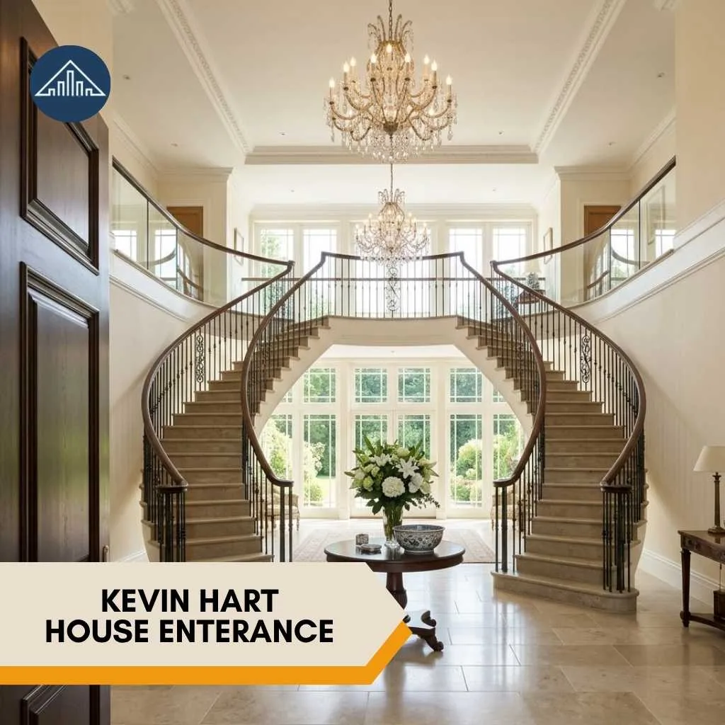 Kevin Hart House: Inside His $8.1 Million Calabasas Mansion 🏡 2 Kevin Hart House enterance