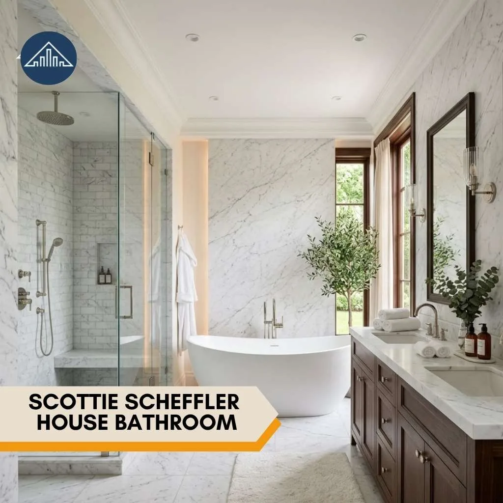 Scottie Scheffler House bathroom