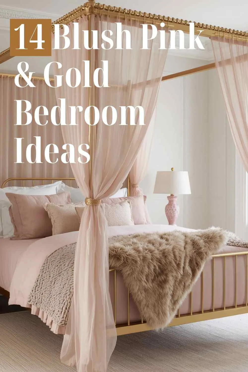 14 Blush Pink and Gold Bedroom Ideas 1 Blush Pink and Gold Bedroom Ideas