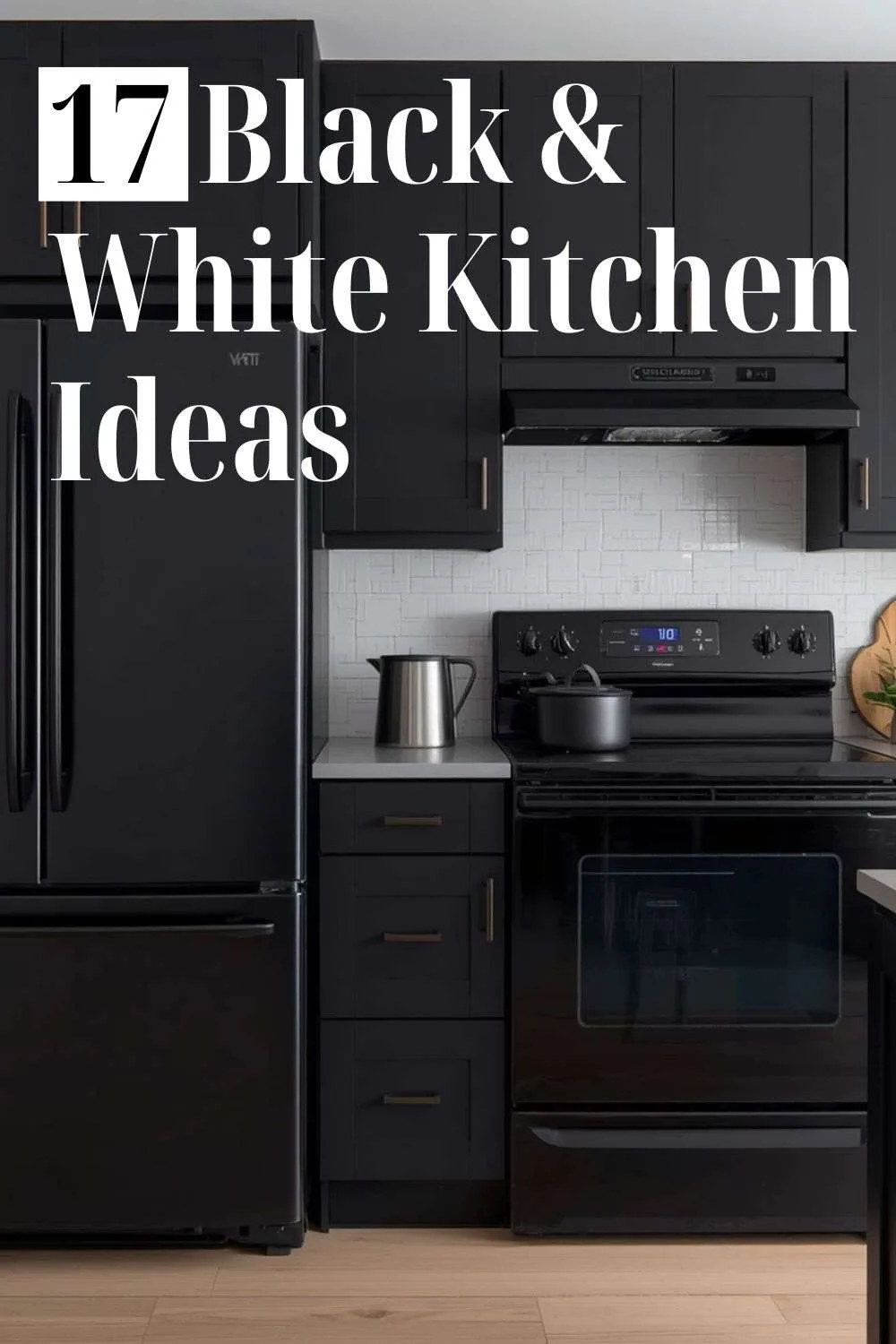 17 Black and White Kitchen Ideas to Transform Your Cooking Space 1 Black and White Kitchen Ideas
