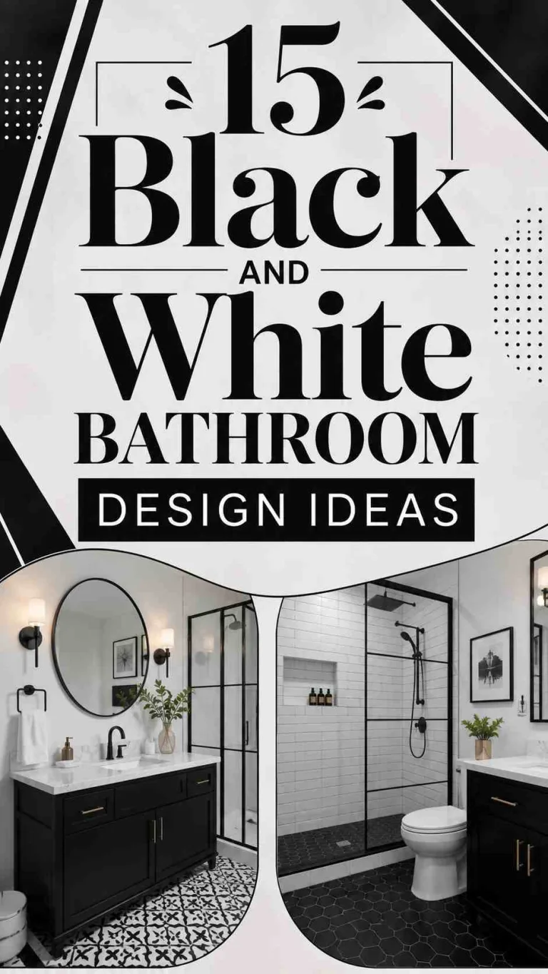 Black And White Bathroom Design Ideas 