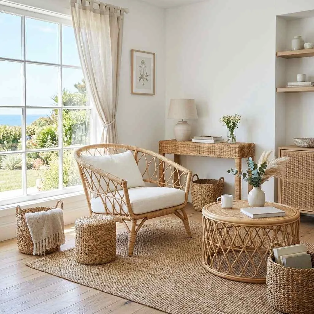 Woven Seagrass and Rattan Furniture