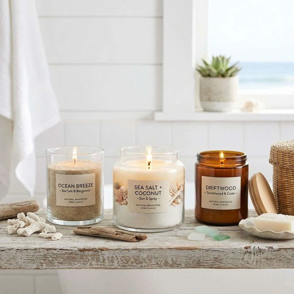 Beachy Scented Candles