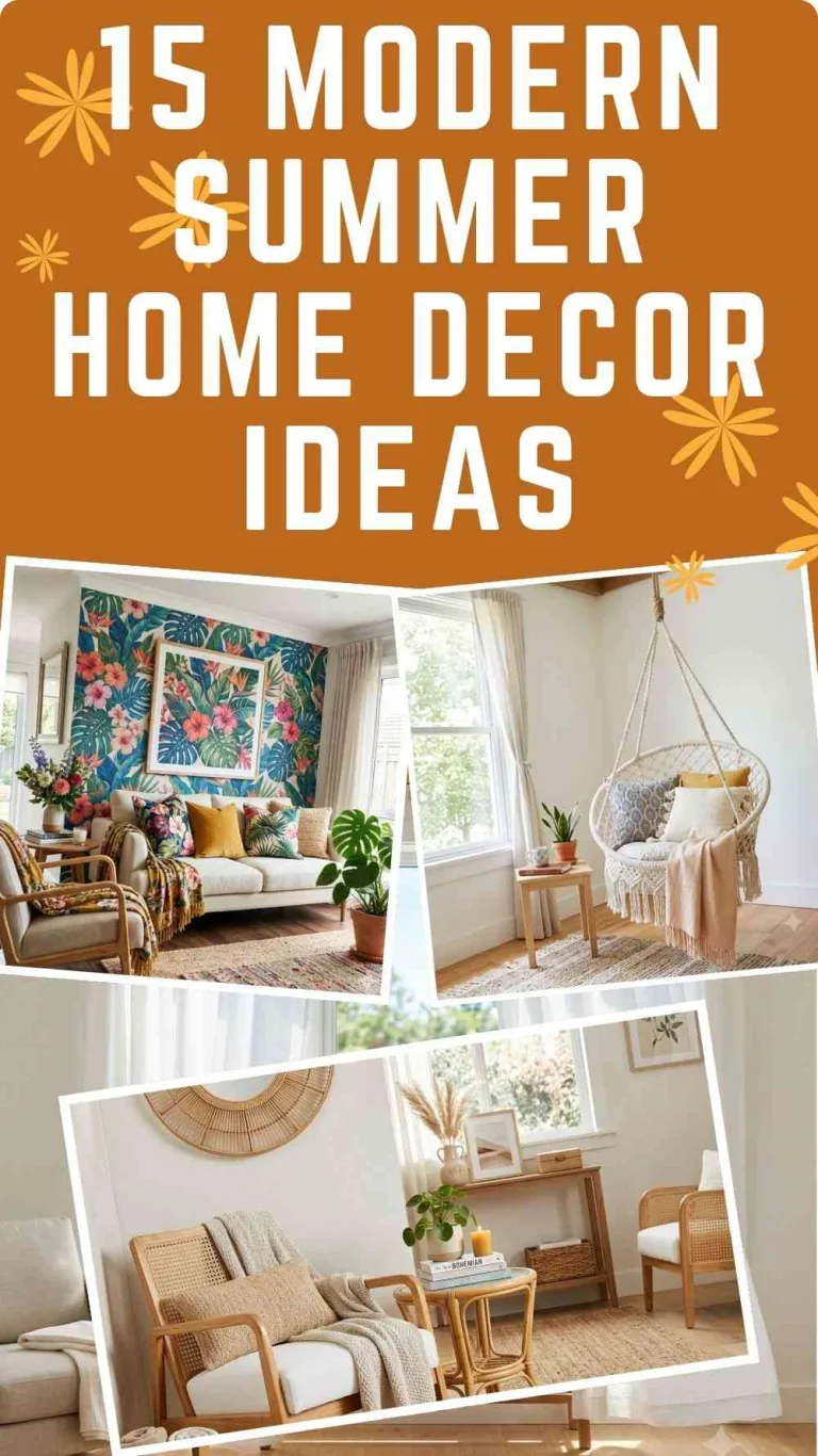 modern summer home decor ideas