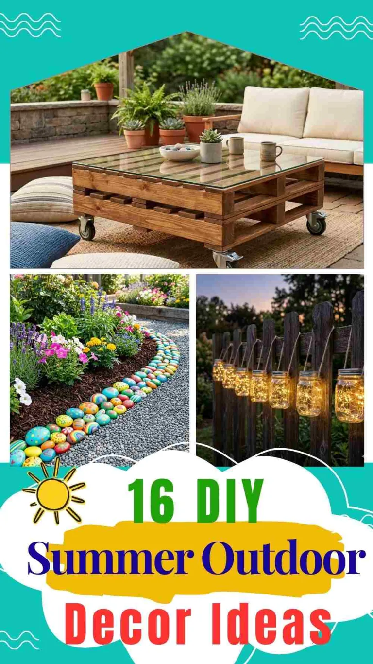 DIY Summer Outdoor Decor Ideas