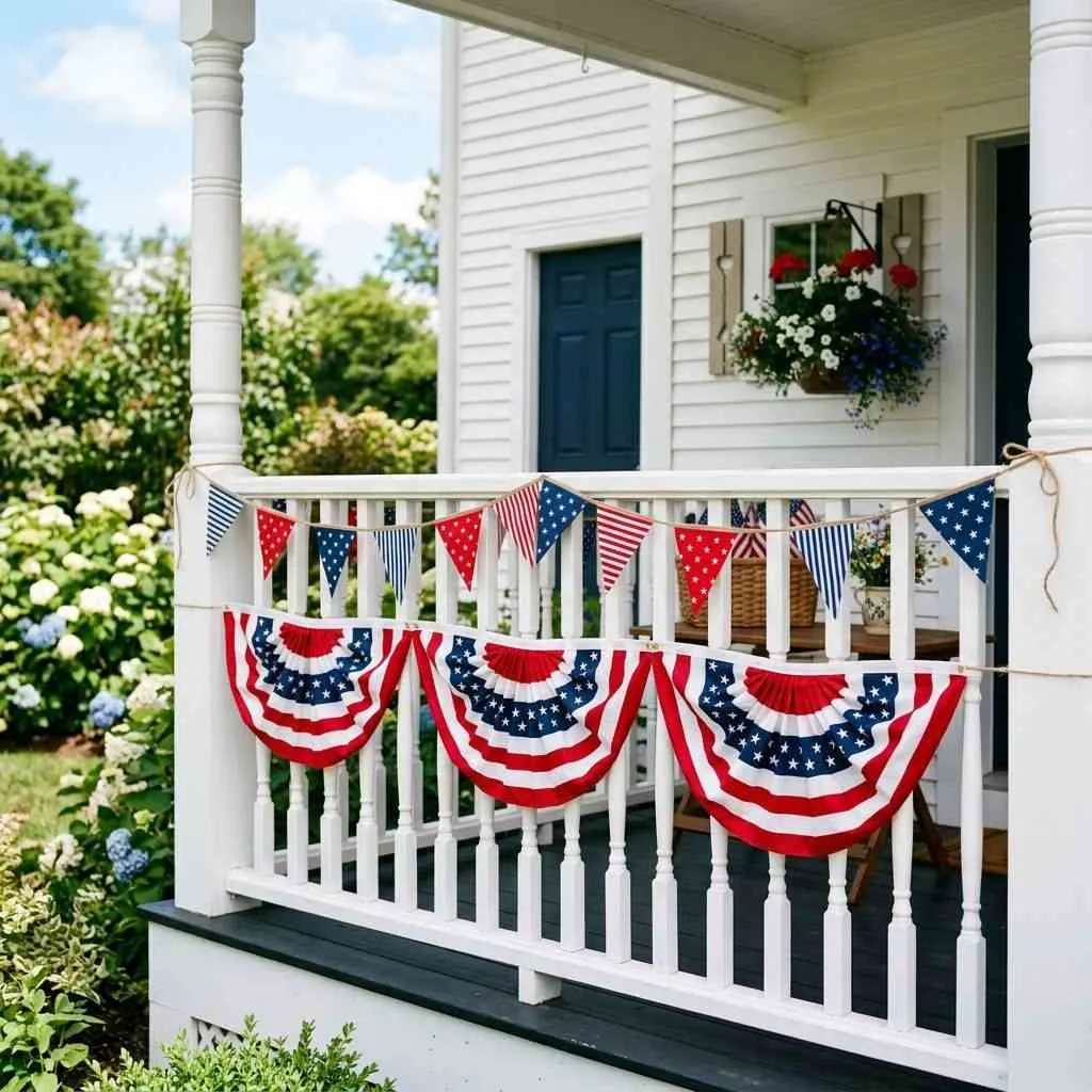 Patriotic Bunting and Flag Banners