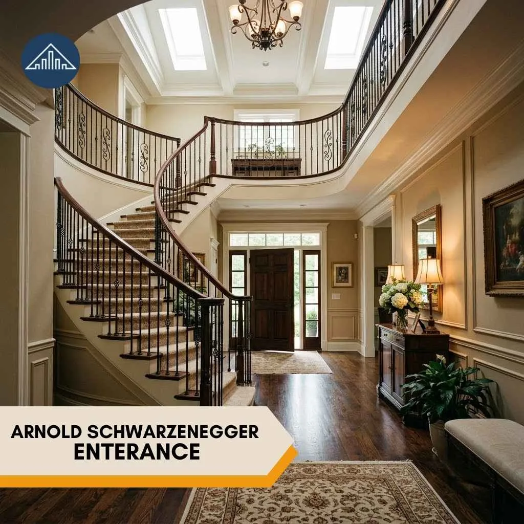 Arnold Schwarzenegger House enterance