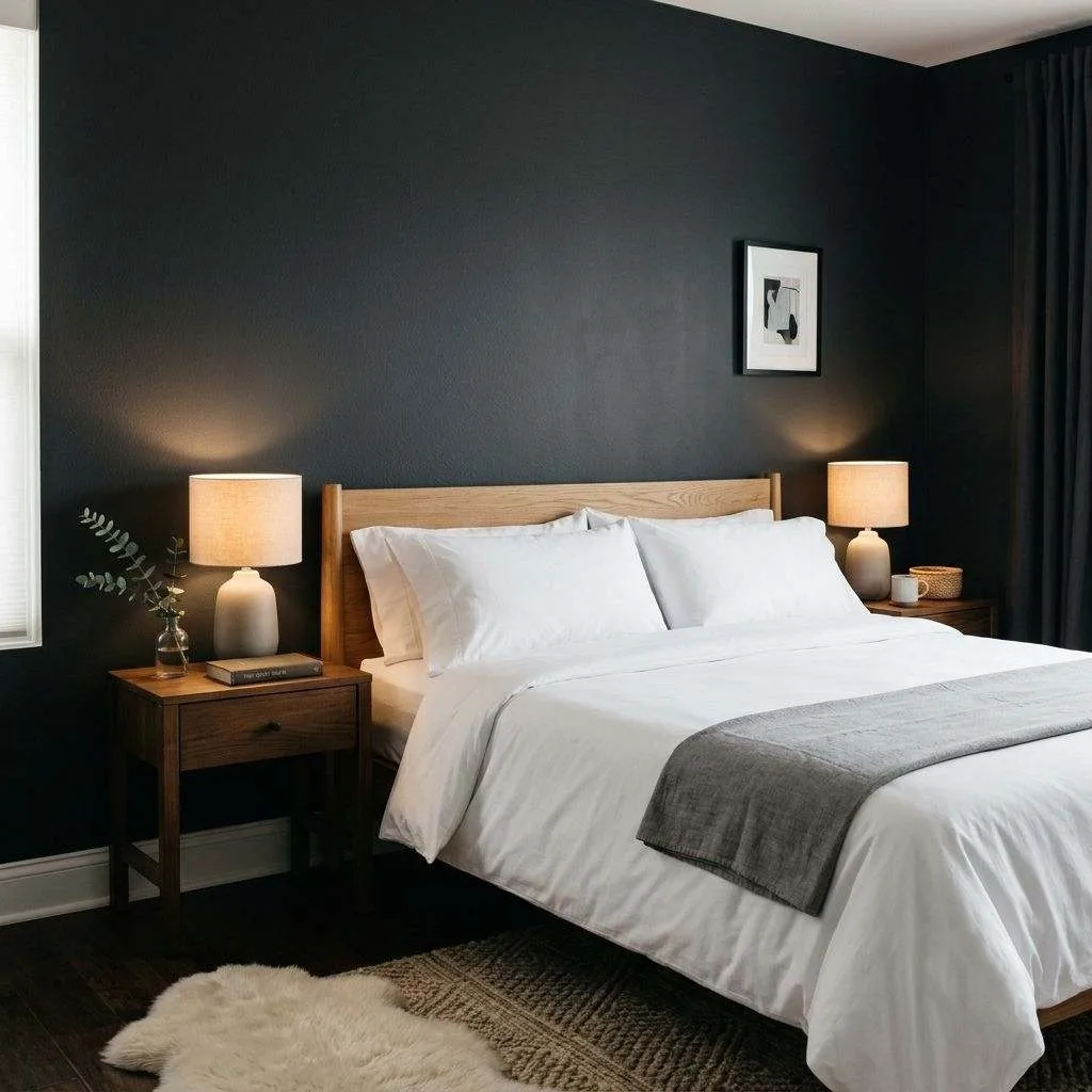 Moody Dark Paint With a Matte Finish