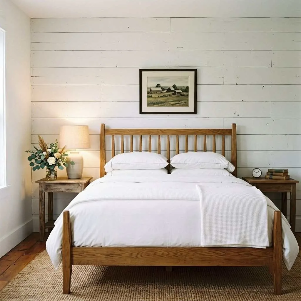Shiplap Wood Paneling for a Cozy Farmhouse Vibe