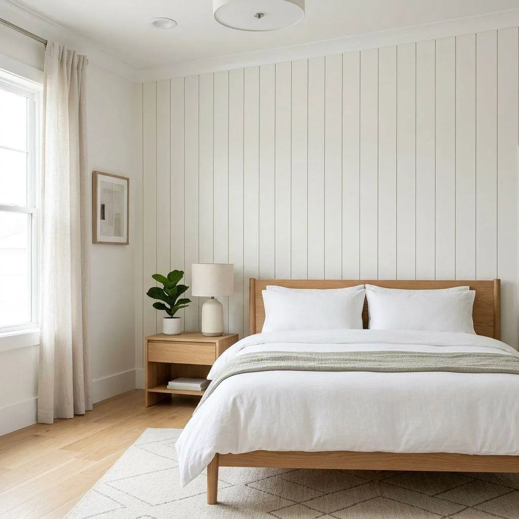 Vertical Shiplap for a Taller, More Modern Look