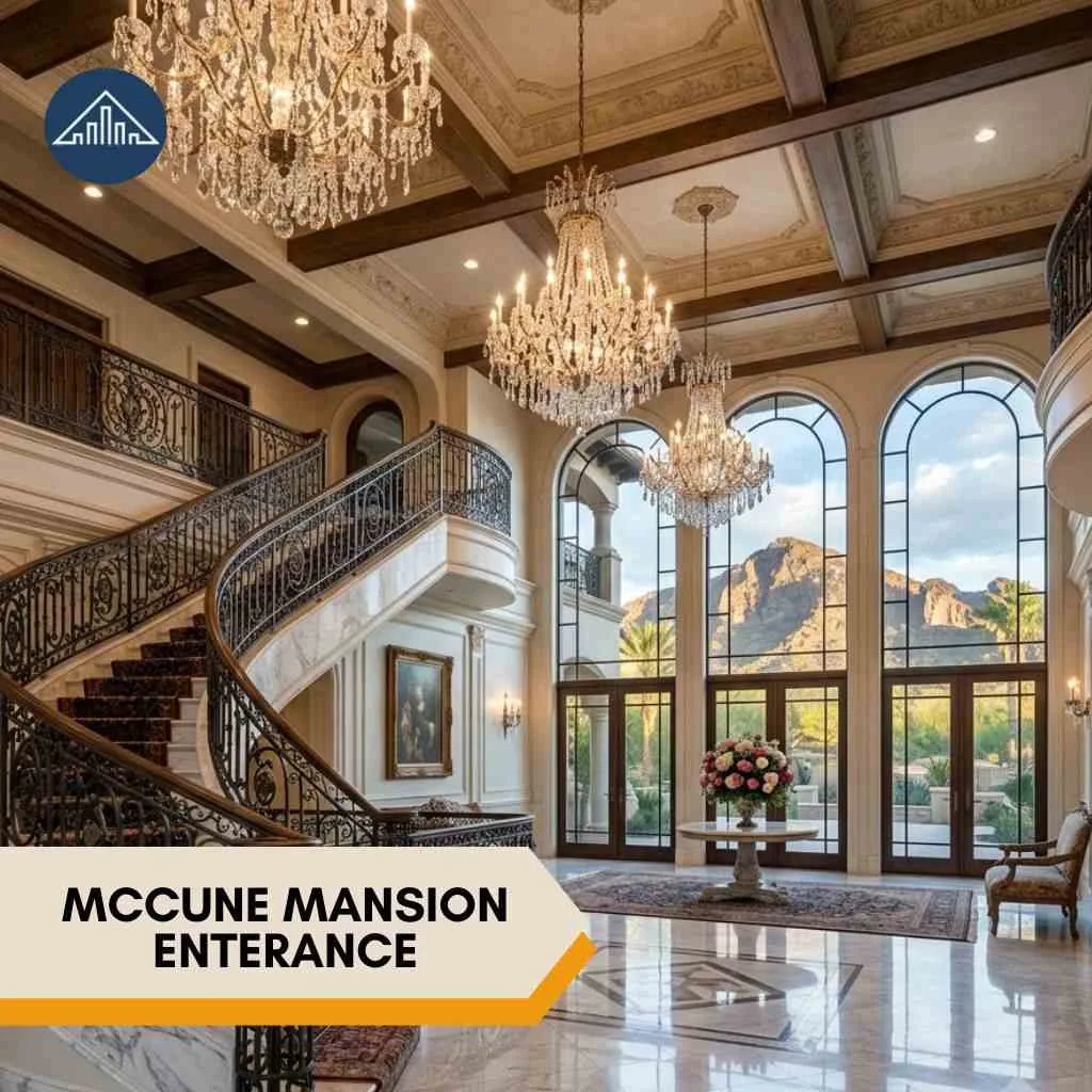 The Biggest House in Arizona: McCune Mansion $16 Million Paradise Valley Estate 3 Biggest House in Arizona enterance