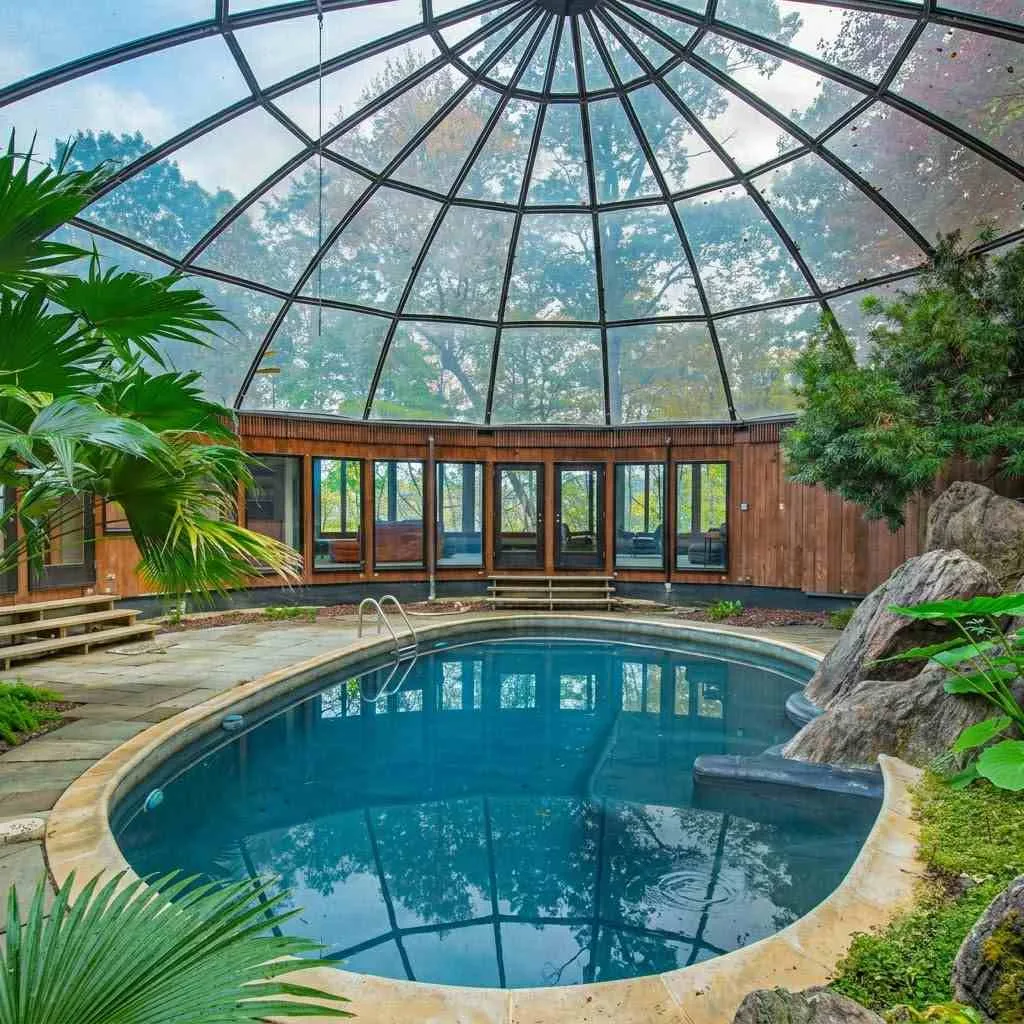 The Prosper Mansion - Climate-Controlled Indoor Pool Enclosure