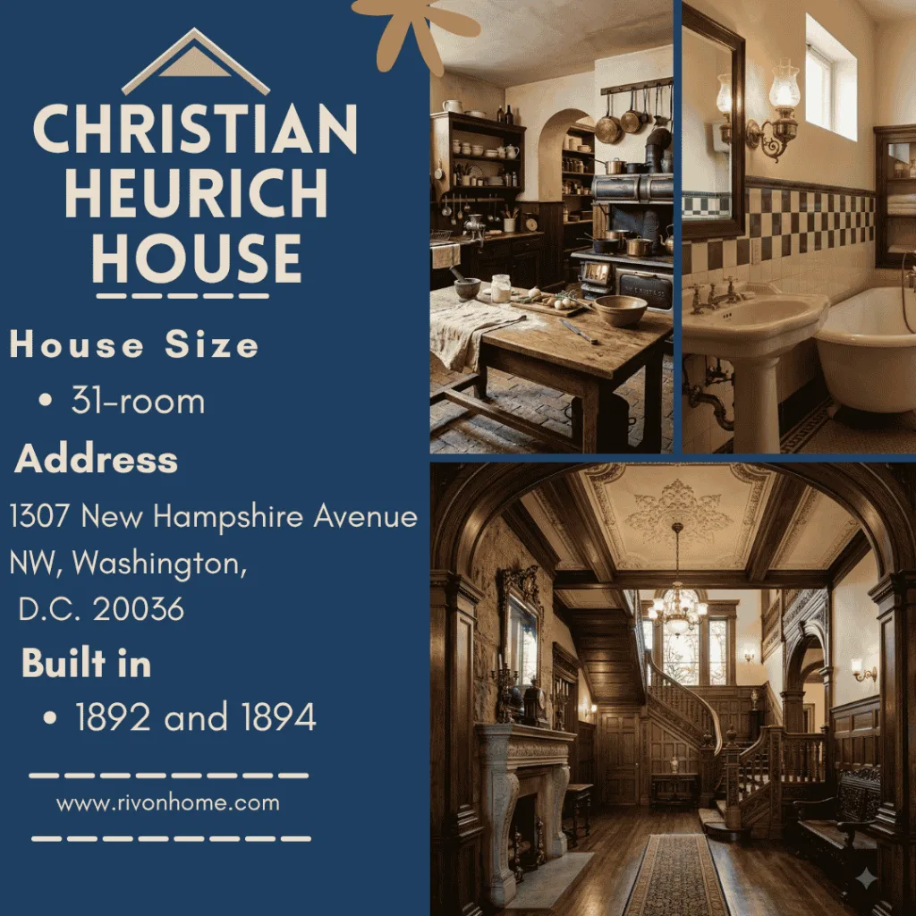 Christian Heurich House: Historic $15 Million Washington, D.C. Brewmaster Castle 2 Christian Heurich House Banner