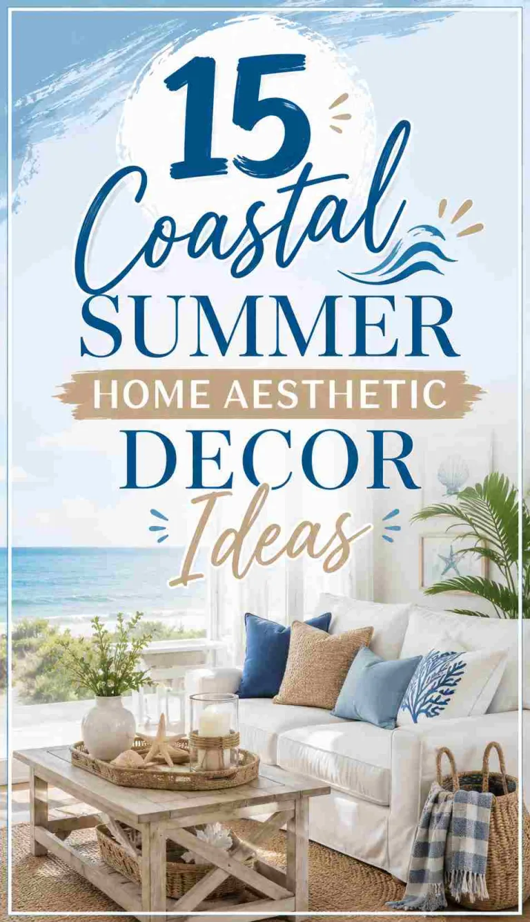 15 Coastal Summer Home Aesthetic Decor Ideas 1 Coastal Summer Home Aesthetic Decor Ideas