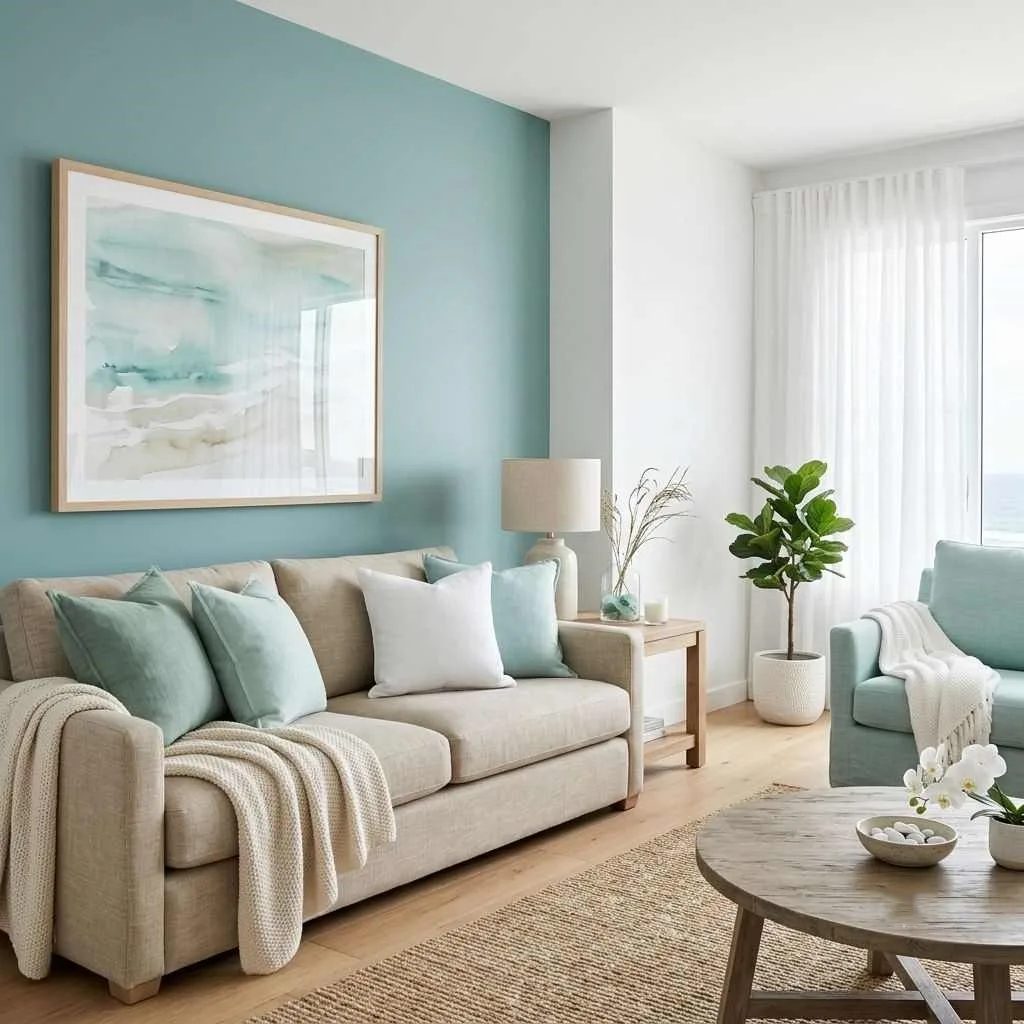 15 Coastal Summer Home Aesthetic Decor Ideas 6 Ocean-Inspired Color Palette