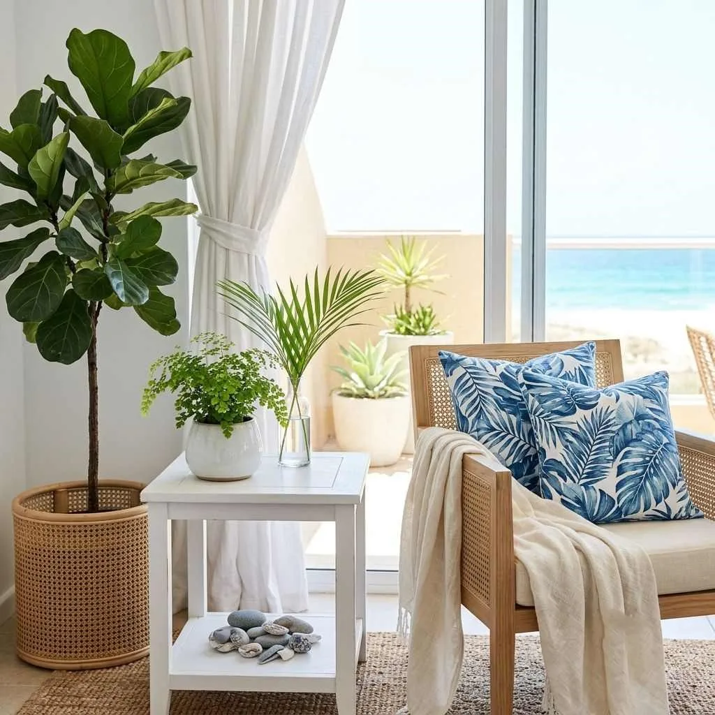 15 Coastal Summer Home Aesthetic Decor Ideas 13 Light and Airy Window Treatments