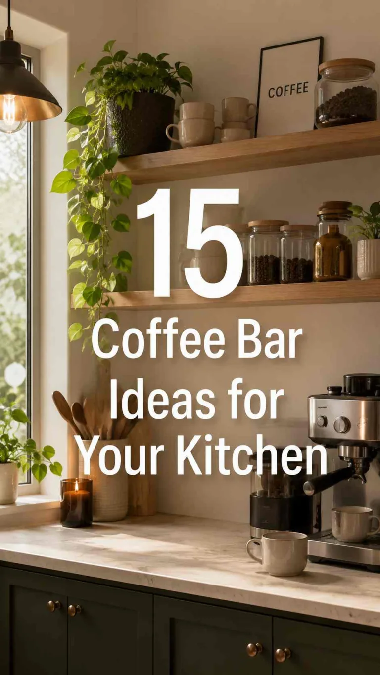 15 Coffee Bar Ideas for Your Kitchen