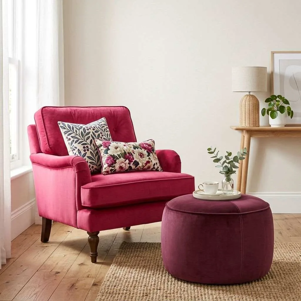 14 Colorful Summer Home Interior Designs to Brighten Your Space 15 Berry-Toned Accent Furniture