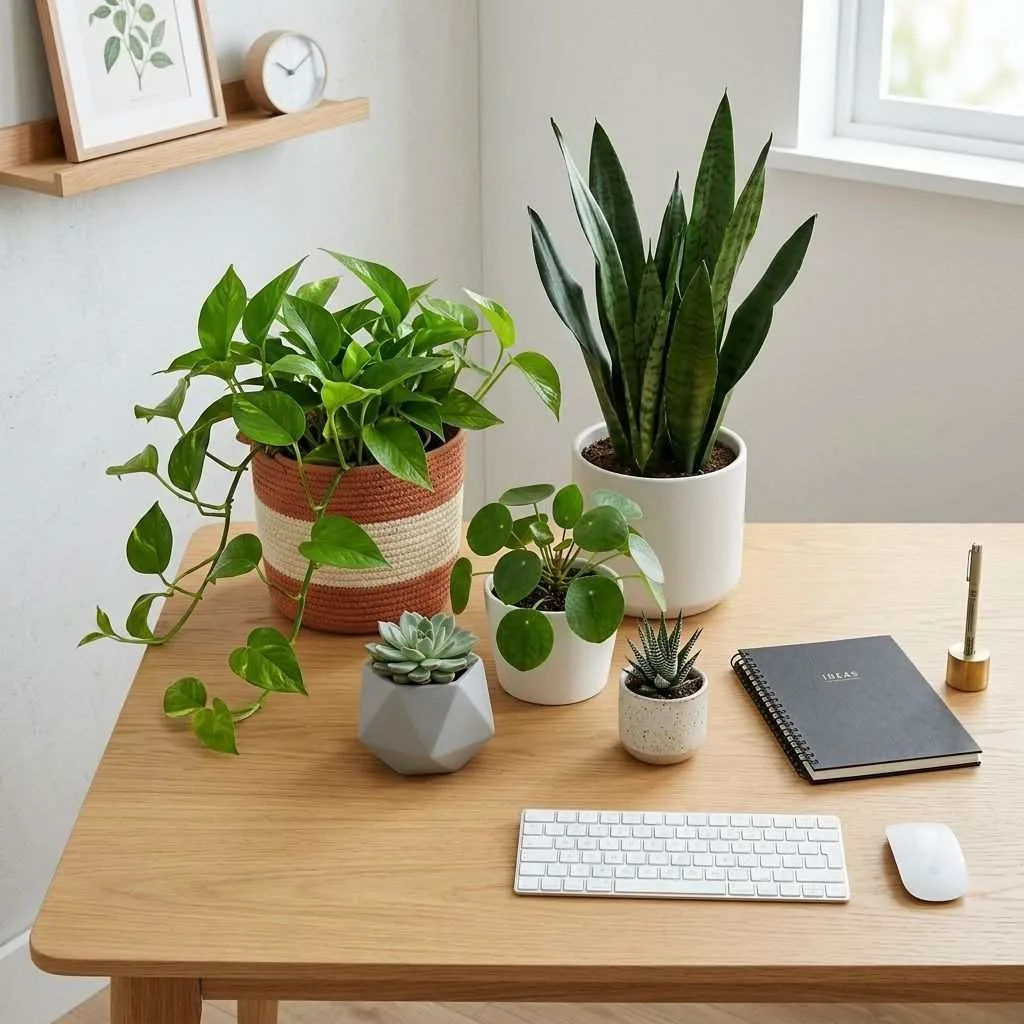 Layer Up with a Lush Desk Plant Collection