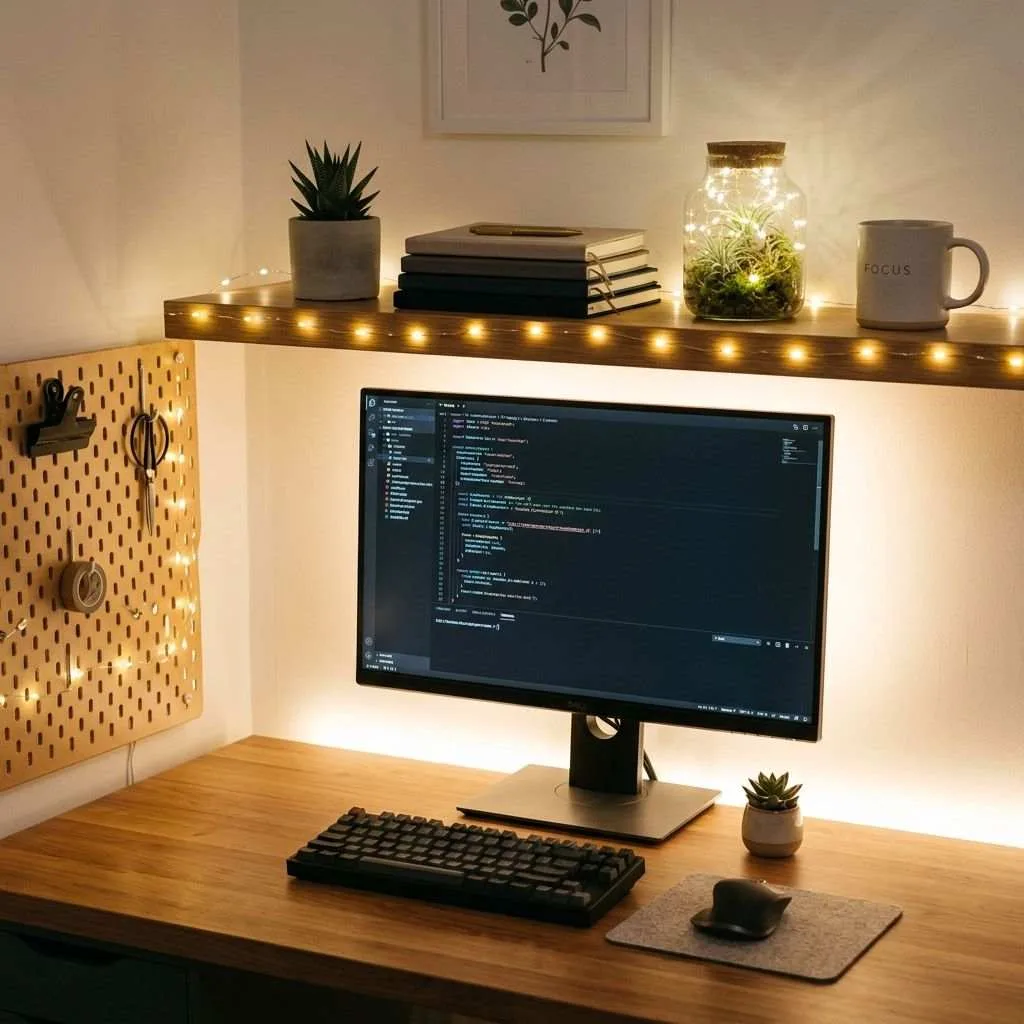 Use Fairy Lights or LED Strip Lights for Dreamy Glow