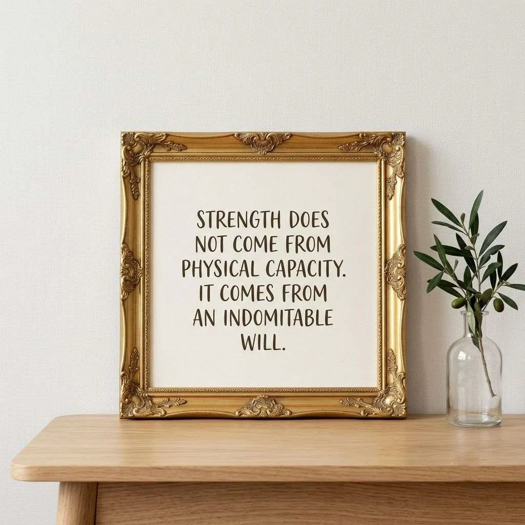 Display a Motivational Quote in a Beautiful Frame