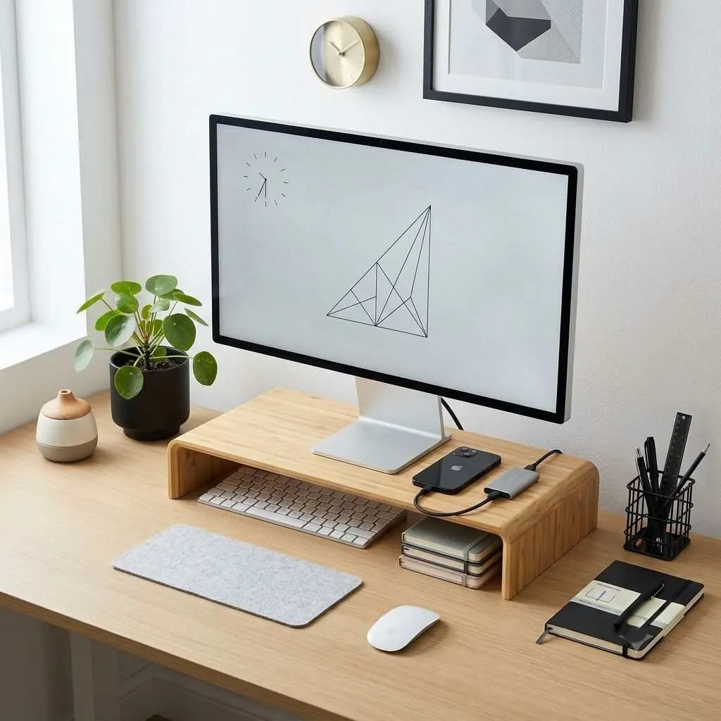 Dress Up Your Monitor or Laptop Stand with Stylish Riser