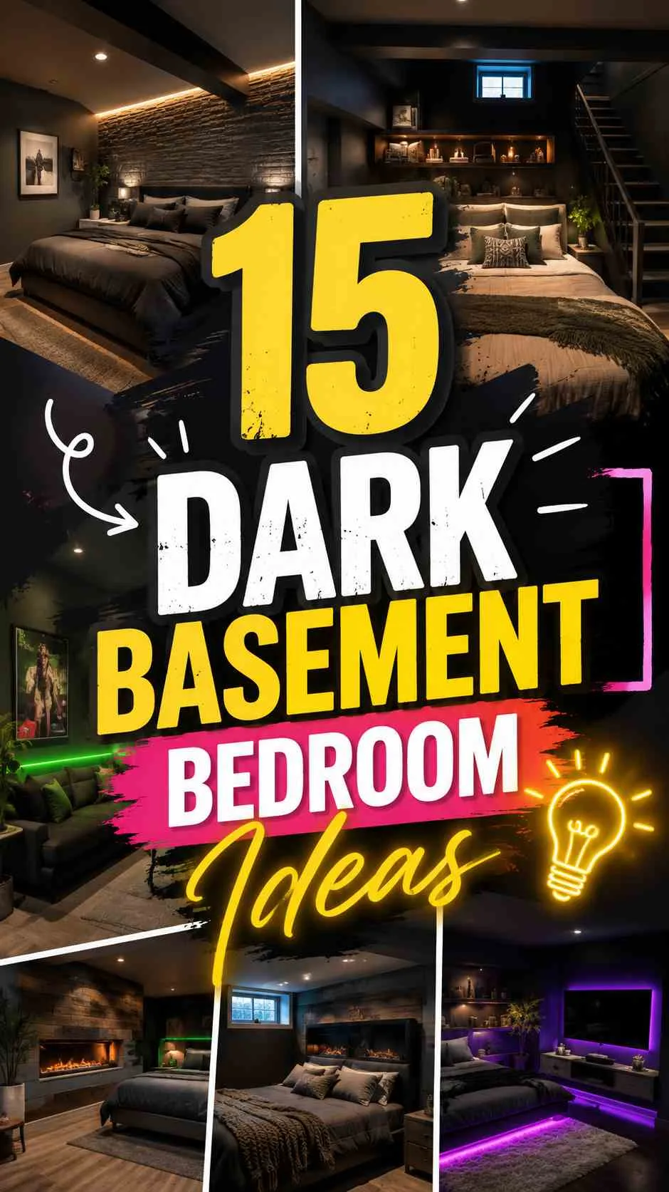 Dark Basement Bedroom Ideas